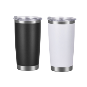 SM02 Stainless Steel Mug 600ml With Straw